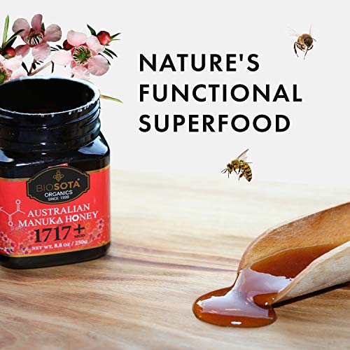 Biosota Organic Manuka Honey Mgo 1717+ - Rarest Medical Grade Ma