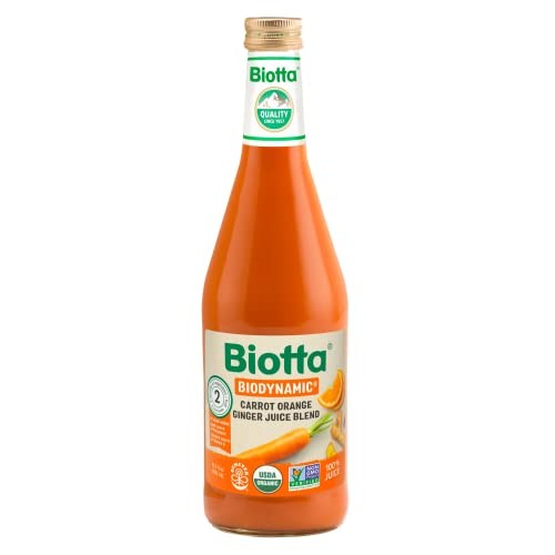 Biotta Biodynamic Carrot Orange Ginger Juice - Demeter Certified