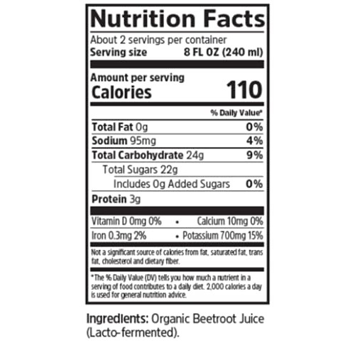 Biotta Organic Beet Juice, 16.9Oz, 6 Bottles