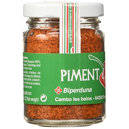 Piment Despelette - Red Chili Pepper Powder From France 1.41Oz
