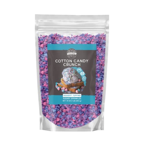 Birch & Meadow 1lb of Cotton Candy Crunch, Ice Cream Topping, De...