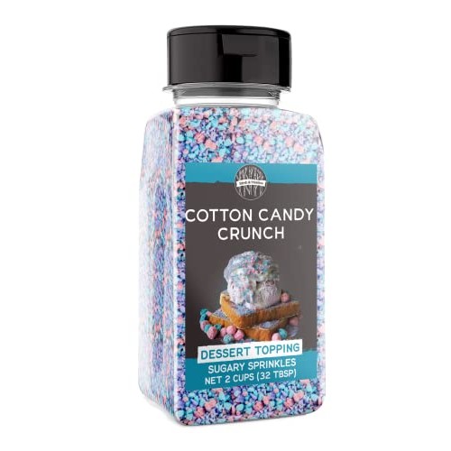 Birch & Meadow 2 Cups of Cotton Candy Crunch, Ice Cream Topping,...