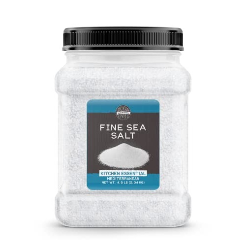 Birch &Amp; Meadow 4.5 Lb Of Fine Sea Salt, Kitchen Essential, Medit