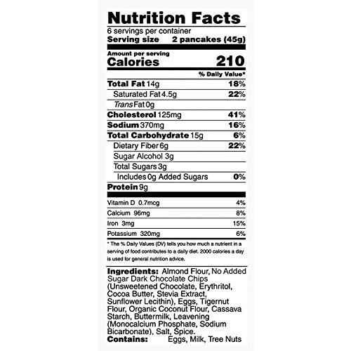 Birch Benders Keto Chocolate Chip Pancake &Amp; Waffle Mix With Almo