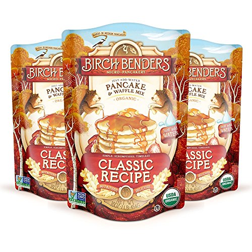 Birch Benders Organic Pancake And Waffle Mix, Whole Grain, Non-G