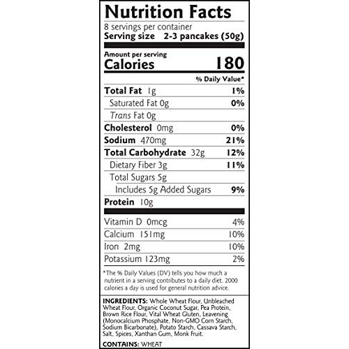 Birch Benders Plant Protein Pancake &Amp; Waffle Mix, Vegan, 10G Pla