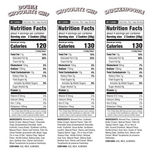 Keto Carb-Friendly Cookies Variety Pack by Birch Benders, Chocol...