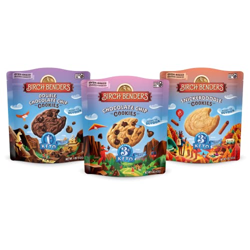 Keto Carb-Friendly Cookies Variety Pack by Birch Benders, Chocol...
