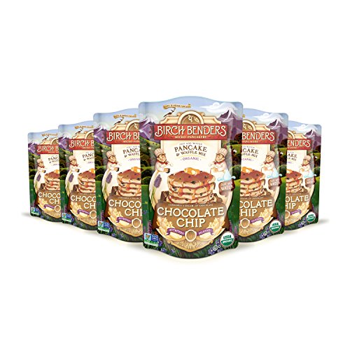 Organic Chocolate Chip Pancake And Waffle Mix By Birch Benders,