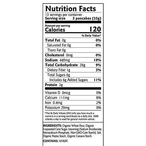 Organic Pancake and Waffle Mix, Classic Recipe by Birch Benders,...