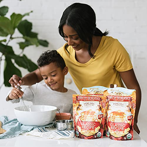 Organic Pancake and Waffle Mix, Classic Recipe by Birch Benders,...