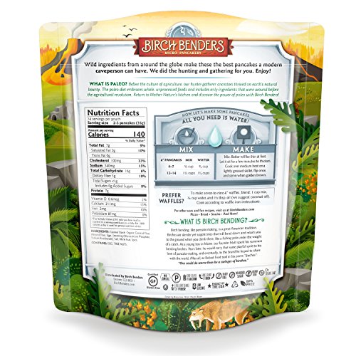 Paleo Pancake And Waffle Mix By Birch Benders, Low-Carb, High Pr