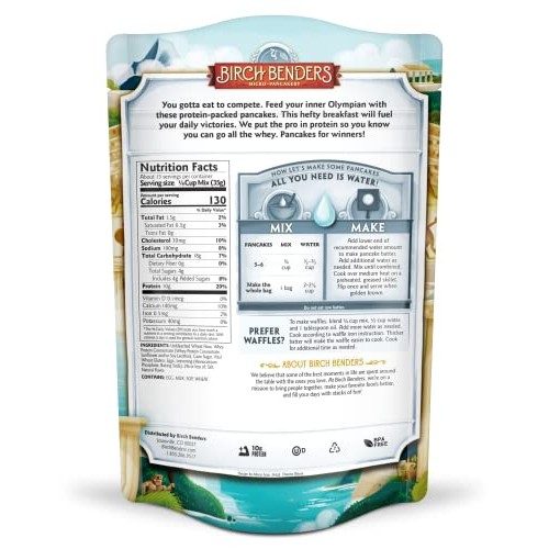 Performance Protein Pancake And Waffle Mix With Whey Protein By