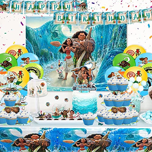 Moana Cupcake Stand, Moana Themed Party Supplies, 3-Tier Dessert...