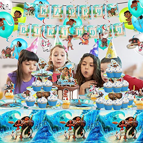 Moana Cupcake Stand, Moana Themed Party Supplies, 3-Tier Dessert...
