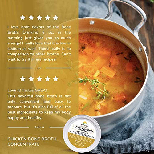 Chicken Bone Broth, Chicken Broth With Keto Collagen, Keto Prote