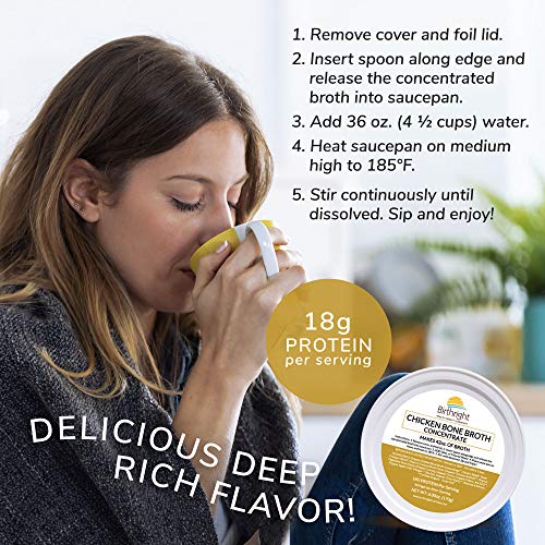 Chicken Bone Broth, Chicken Broth With Keto Collagen, Keto Prote