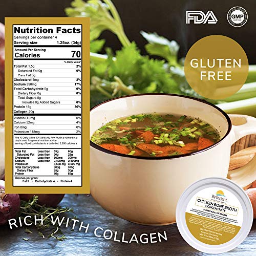 Chicken Bone Broth, Chicken Broth With Keto Collagen, Keto Prote