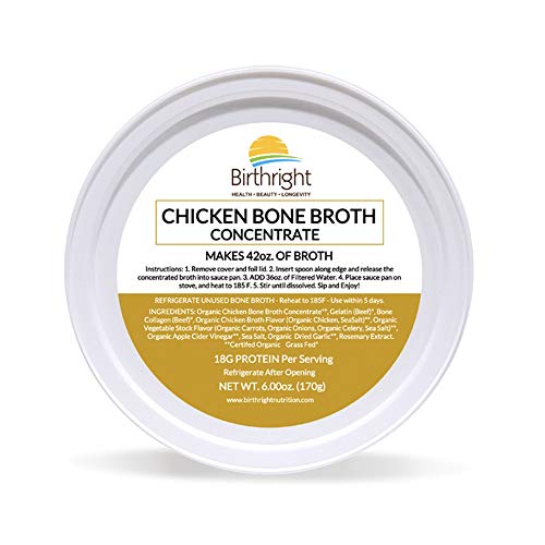 Chicken Bone Broth, Chicken Broth With Keto Collagen, Keto Prote