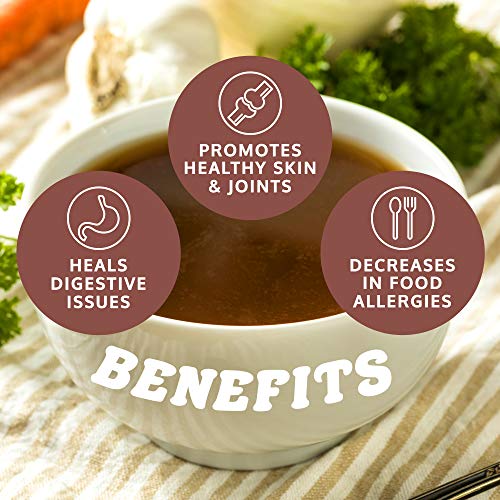 Grass Fed Beef Bone Broth, Beef Broth With Keto Collagen, Keto P