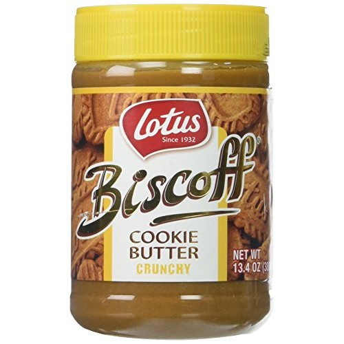 Biscoff Crunchy Cookie Butter Spread 13.4 Ounces Pack Of 2