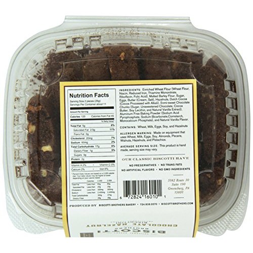Biscotti Brothers Bakery Chocolate Hazelnut Biscottini, 10 Ounce