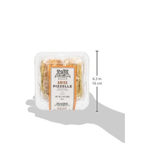 Biscotti Brothers Bakery Pizzelle Cookie, Anise, 6 Ounce