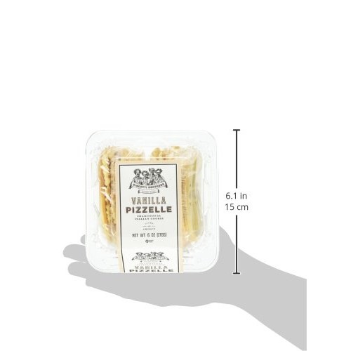 Biscotti Brothers Bakery Pizzelle Cookie, Vanilla, 6 Ounce