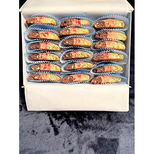 Biscotti Cookies Aficionada .com Boxed Collections SPUMONI FLAVOR