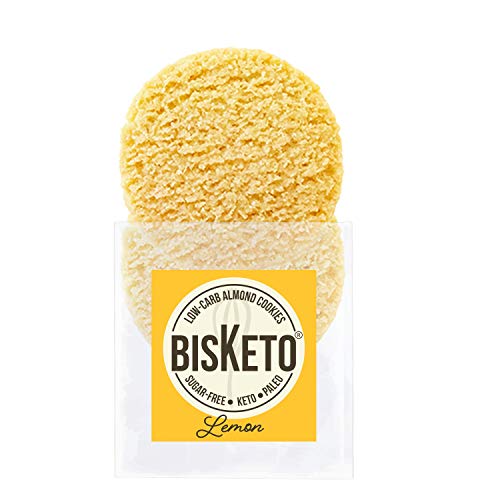 Low Carb Cookies Bisketo - Keto Snacks, Low Net Carbs, No Sugar,