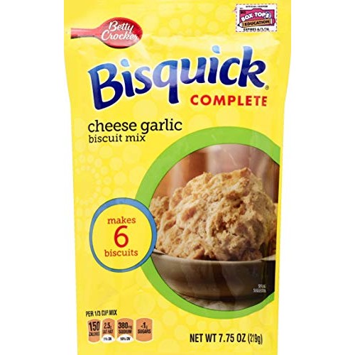 Betty Crocker Bisquick Complete Cheese Garlic Biscuit Mix, Just