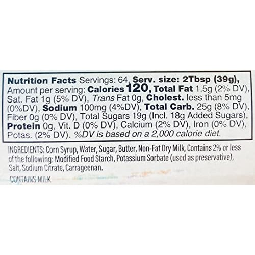 Caramel Dessert Topping- 5 Pounds