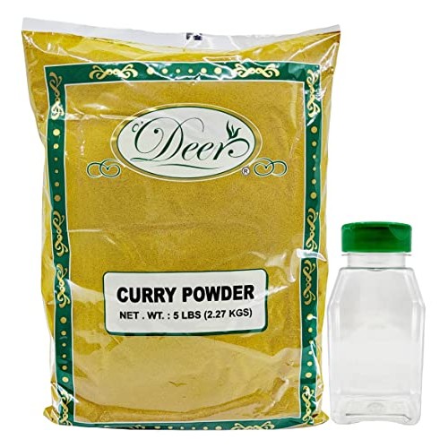 Curry Powder with 16 oz. Spice Shaker Bottle - 5 Lbs.
