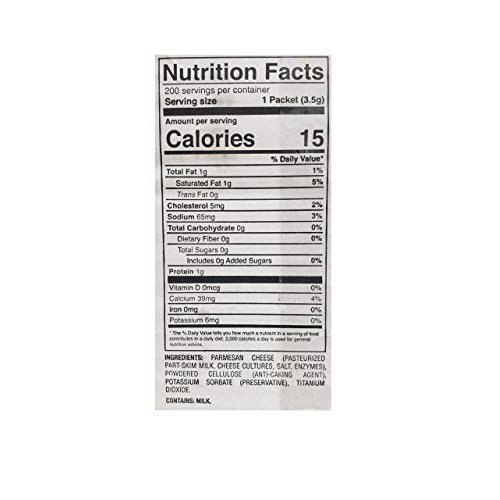 Parmesan Cheese Packets 100 Count Includes Maryland Wholesale