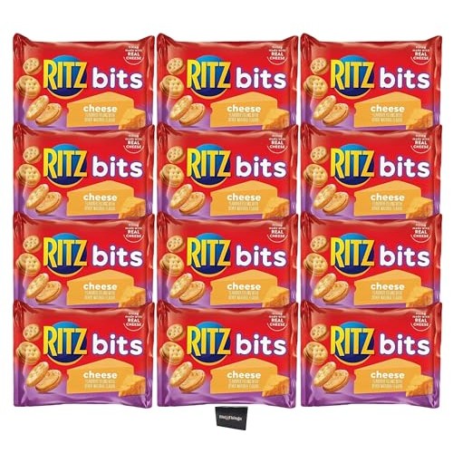 Ritz Bits 1 oz. Cheese Cracker Snack Pack - 12 Count