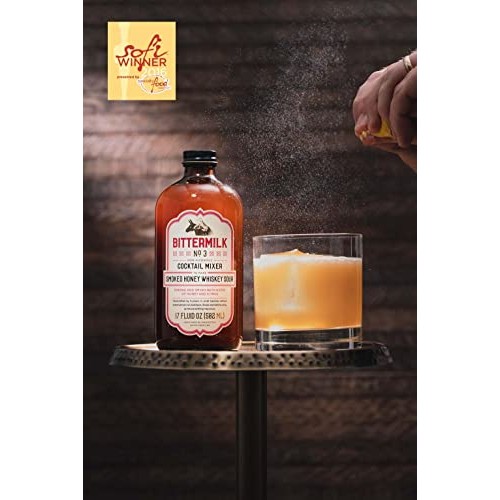 Bittermilk No.3 Smoked Honey Whiskey Sour Mix for Cocktails – Al...