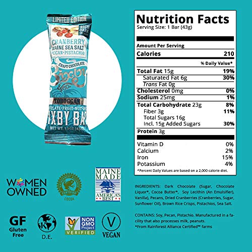 Chocolate Candy Bar - Dark Chocolate, Pistachios, Cranberries &Amp;