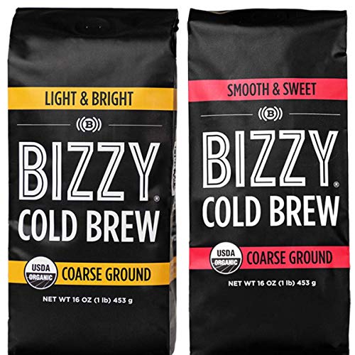 Bizzy Organic Cold Brew Coffee | Bundle | Coarse Ground Coffee |