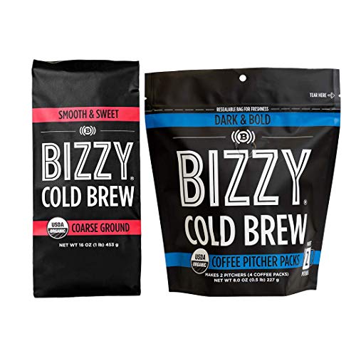 Bizzy Organic Cold Brew Coffee | Bundle | Coarse Ground Coffee |