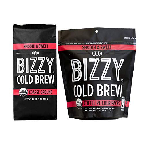 Bizzy Organic Cold Brew Coffee | Bundle | Coarse Ground Coffee |