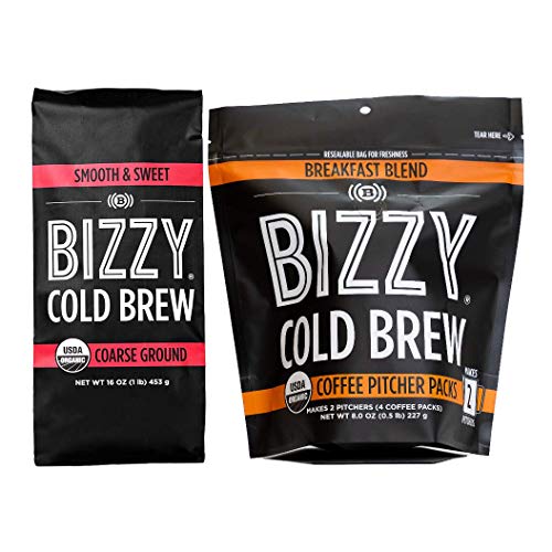 Bizzy Organic Cold Brew Coffee | Bundle | Coarse Ground Coffee |
