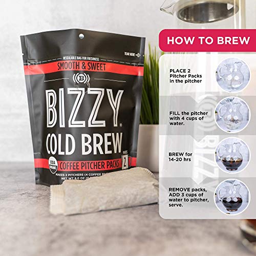 Bizzy Organic Cold Brew Coffee | Bundle | Concentrate 1-Pack + S