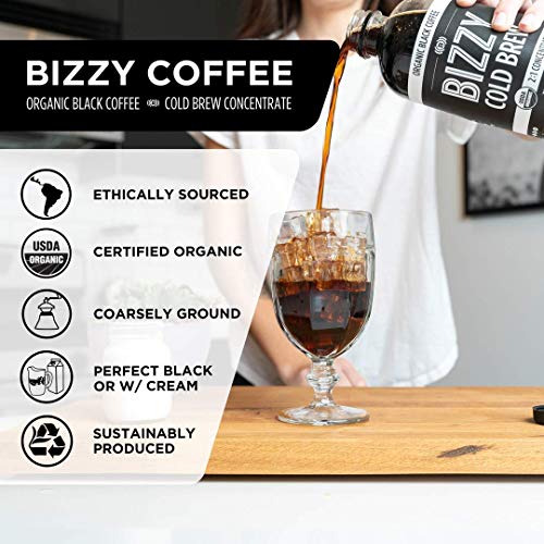 Bizzy Organic Cold Brew Coffee | Bundle | Concentrate 1-Pack + S