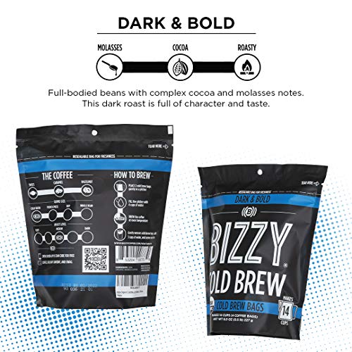 Bizzy Organic Cold Brew Coffee | Dark &Amp; Bold Blend | Coarse Grou