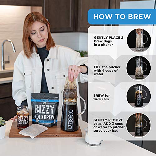 Bizzy Organic Cold Brew Coffee | Dark &Amp; Bold Blend | Coarse Grou