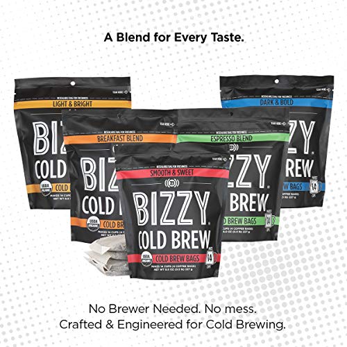 Bizzy Organic Cold Brew Coffee | Dark &Amp; Bold Blend | Coarse Grou