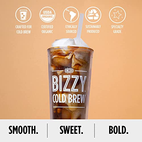 Bizzy Organic Cold Brew Coffee | Smooth &Amp; Sweet Blend | Coarse G