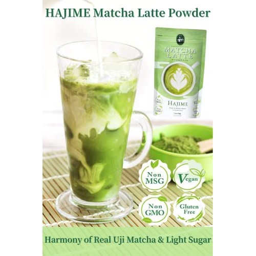 BJDesign Matcha Latte Powder “HAJIME” Sweetened Matcha Green Tea...
