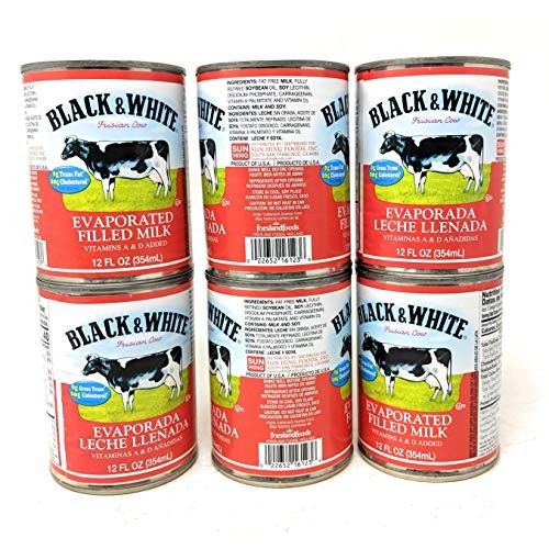 Black &Amp; White Evaporated Filled Milk 12Fl.Oz, 6 Pack