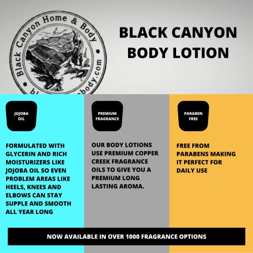 Black Canyon Gingerbread Icing Scented Body Lotion And Massage Oil